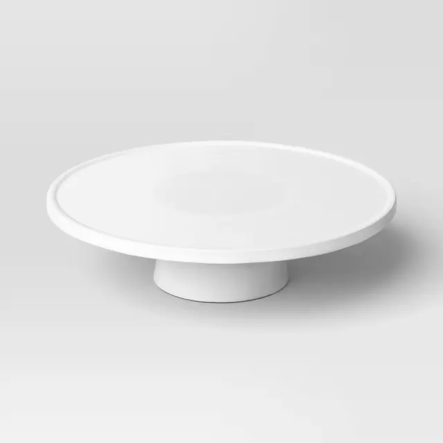 Porcelain Round Cake/Dessert Stand White - Threshold™