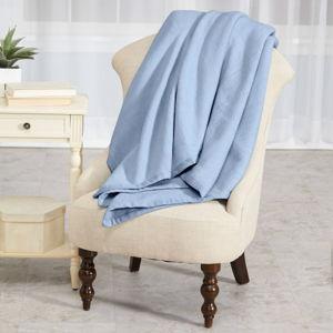 Cornflower Throw - 100% European Cotton Fleece Throw