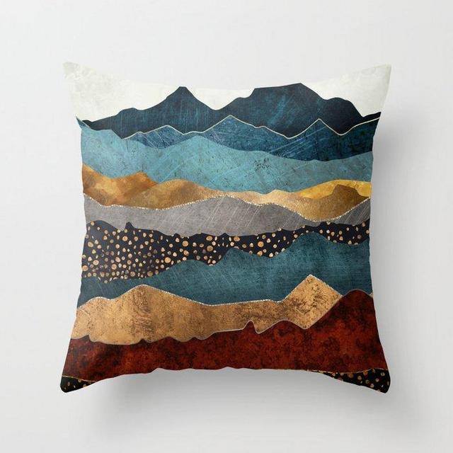 Amber Dusk Throw Pillow