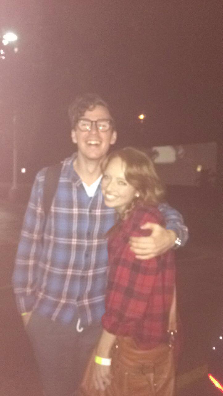 This was the first photo we ever took together to show our friend John Finch that we finally met each other after almost a year of hearing about one another.
