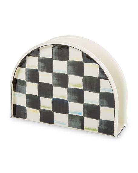 MacKenzie-ChildsCourtly Check Enamel Napkin Holder