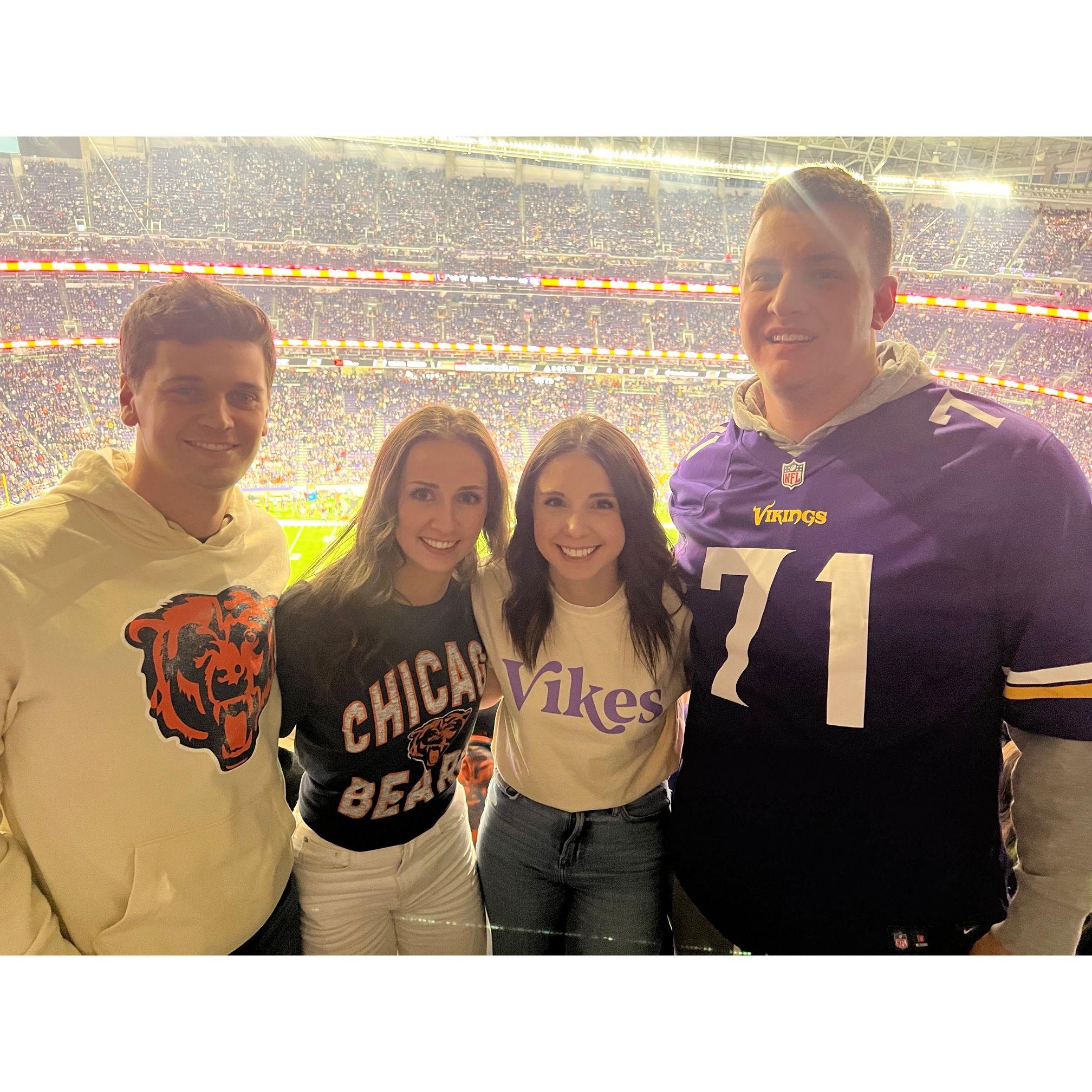 Vikings game 11/27/23. SO embarrassing watching the Vikings lose to the Bears...