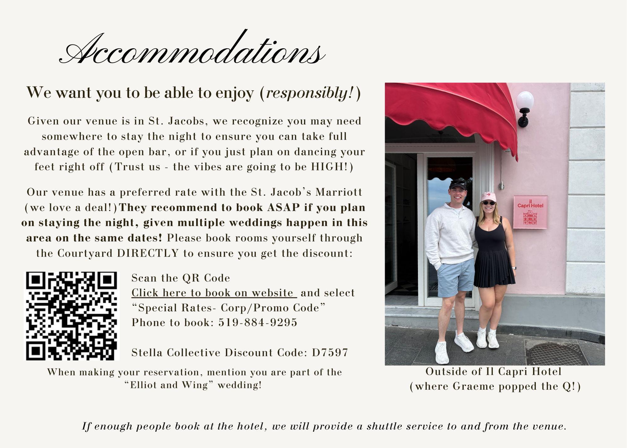 The Wedding Website of Meghan Wing and Graeme Elliot