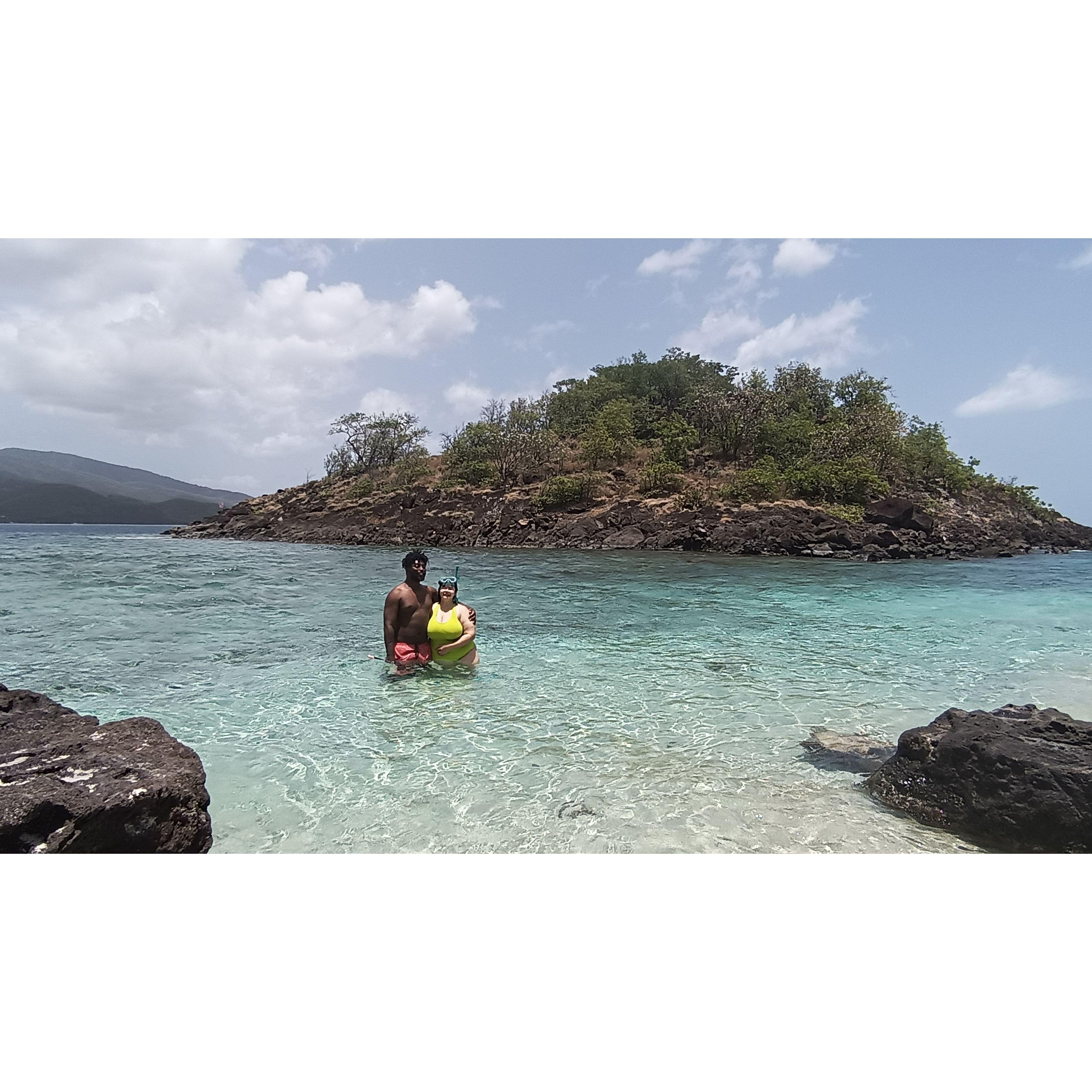 Snorkeling in Guadeloupe. June 2022