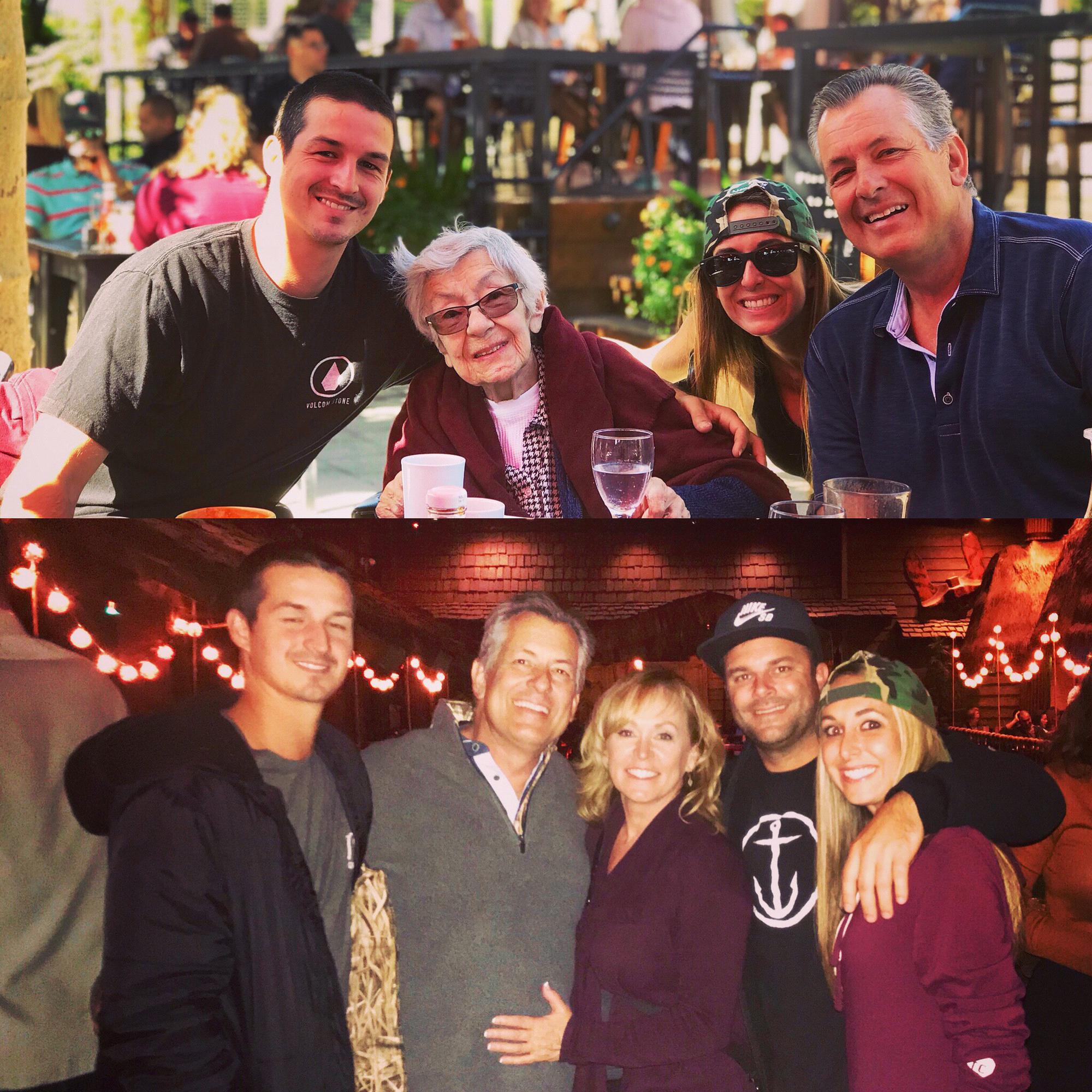 Sonoma visiting Baba! Bottom picture is SF!