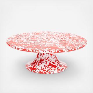 Splatter Enamelware Cake Stand