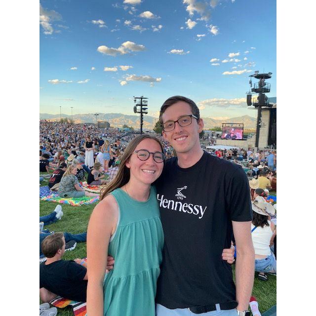 We love going to concerts with friends