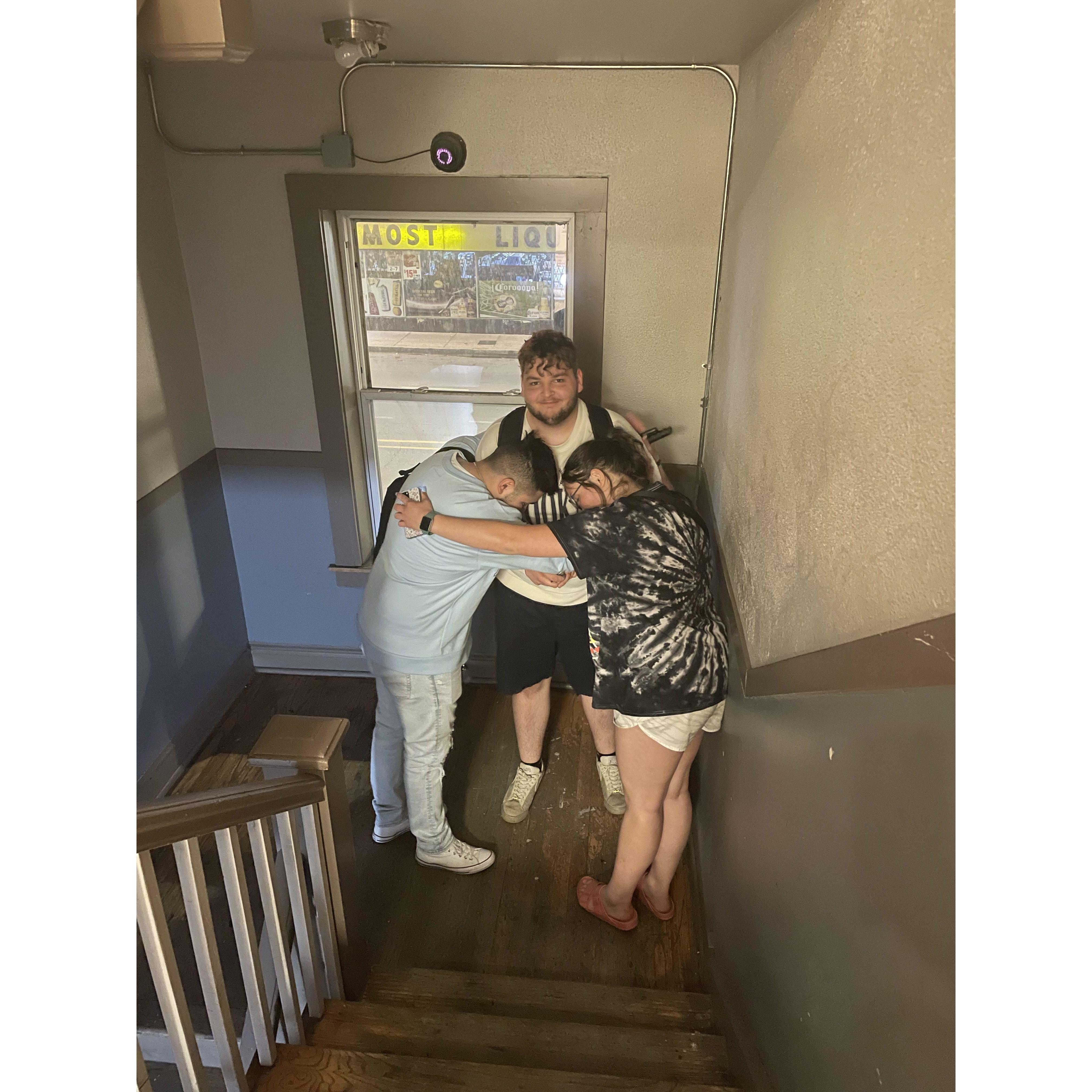 Saying bye to Collin for summer break 2023!