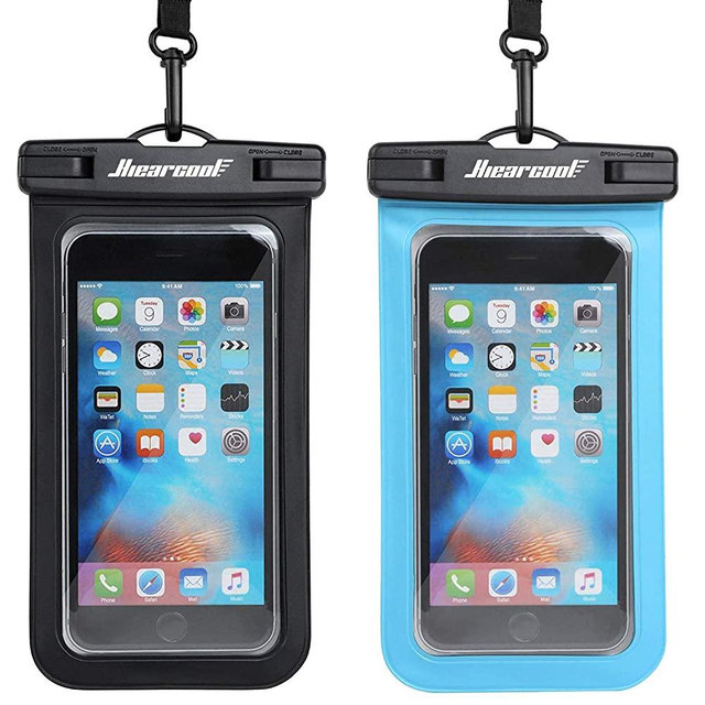 Universal Waterproof Case,Waterproof Phone Pouch Compatible for iPhone 12 Pro 11 Pro Max XS Max XR X 8 7 Samsung Galaxy s10/s9 Google Pixel 2 HTC Up to 7.0", IPX8 Cellphone Dry Bag -2 Pack