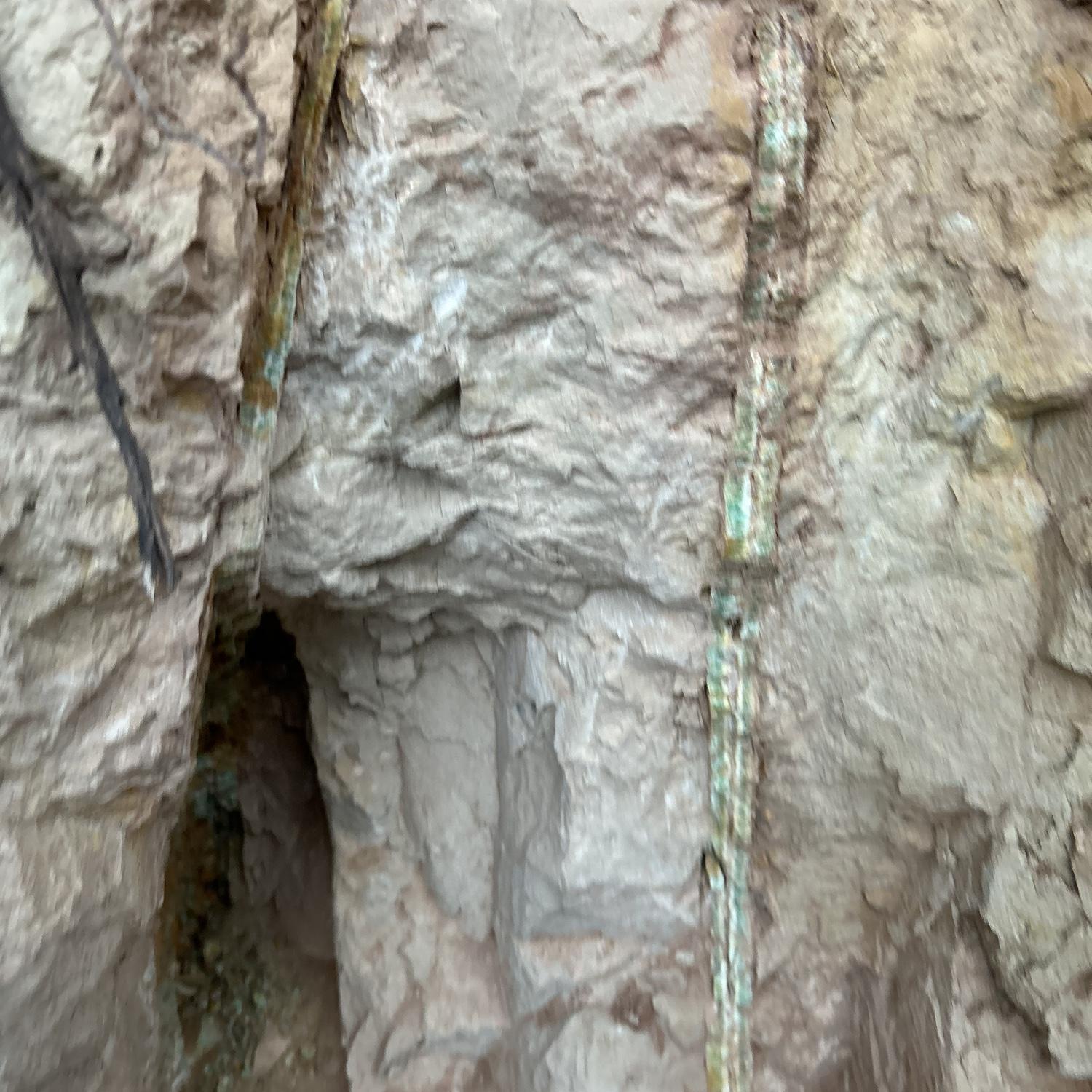 Went on a hike for green fluorite… found these veins…