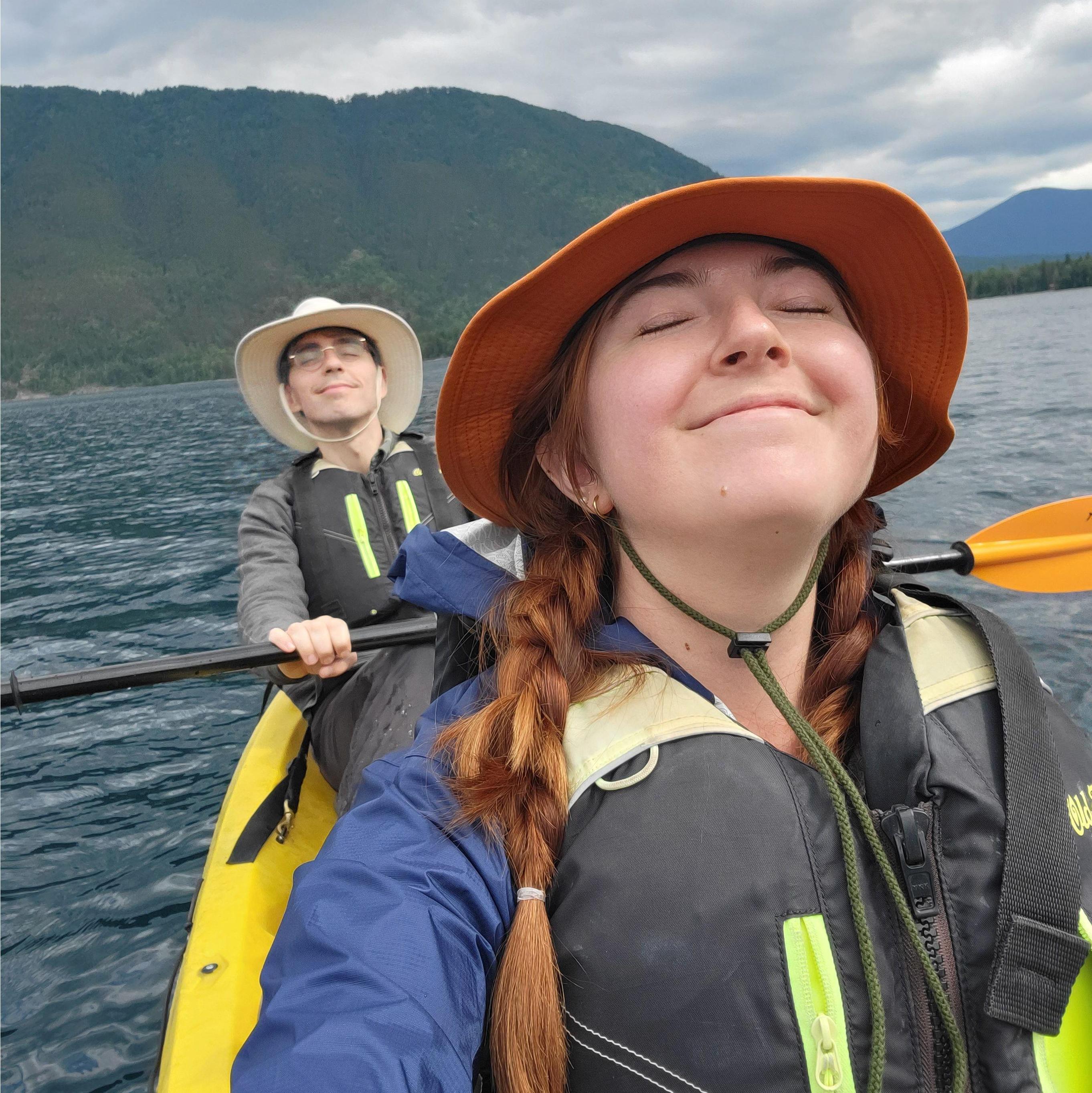 Kayaking on Lake MacDonald in Glacier National Park - our favorite road trip ever.