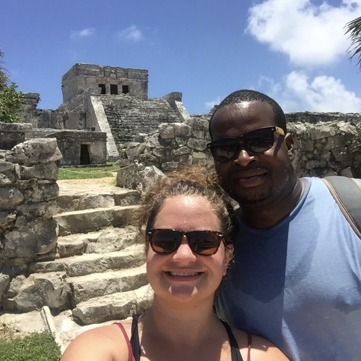 Exploring the Mayan ruins in Tulum, Mexico