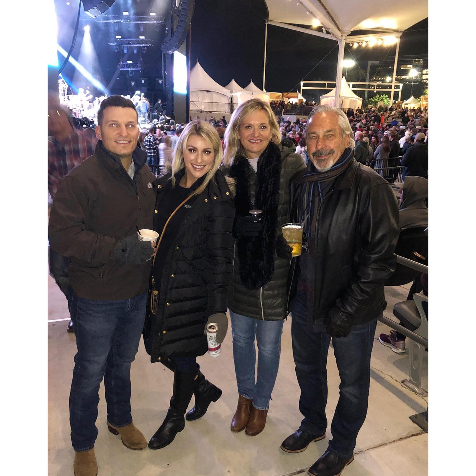 The Zac Brown Concert was a family affair