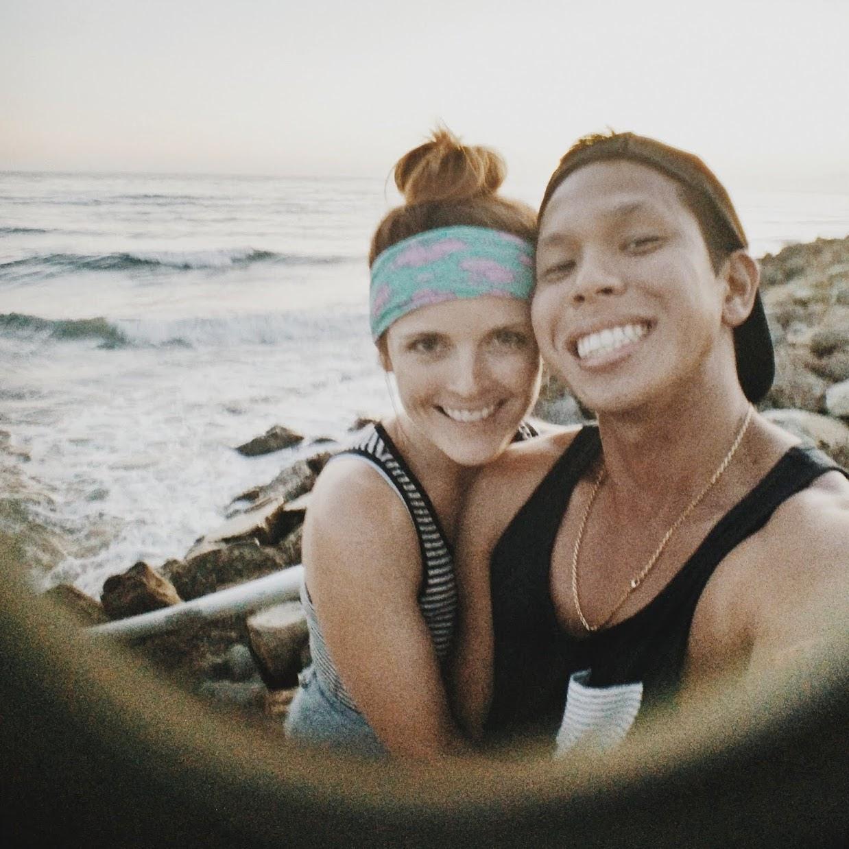Beach camping