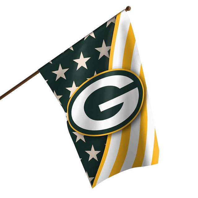 foco NFL Double Sided Team Logo Vertical Flag (40" x 28")
