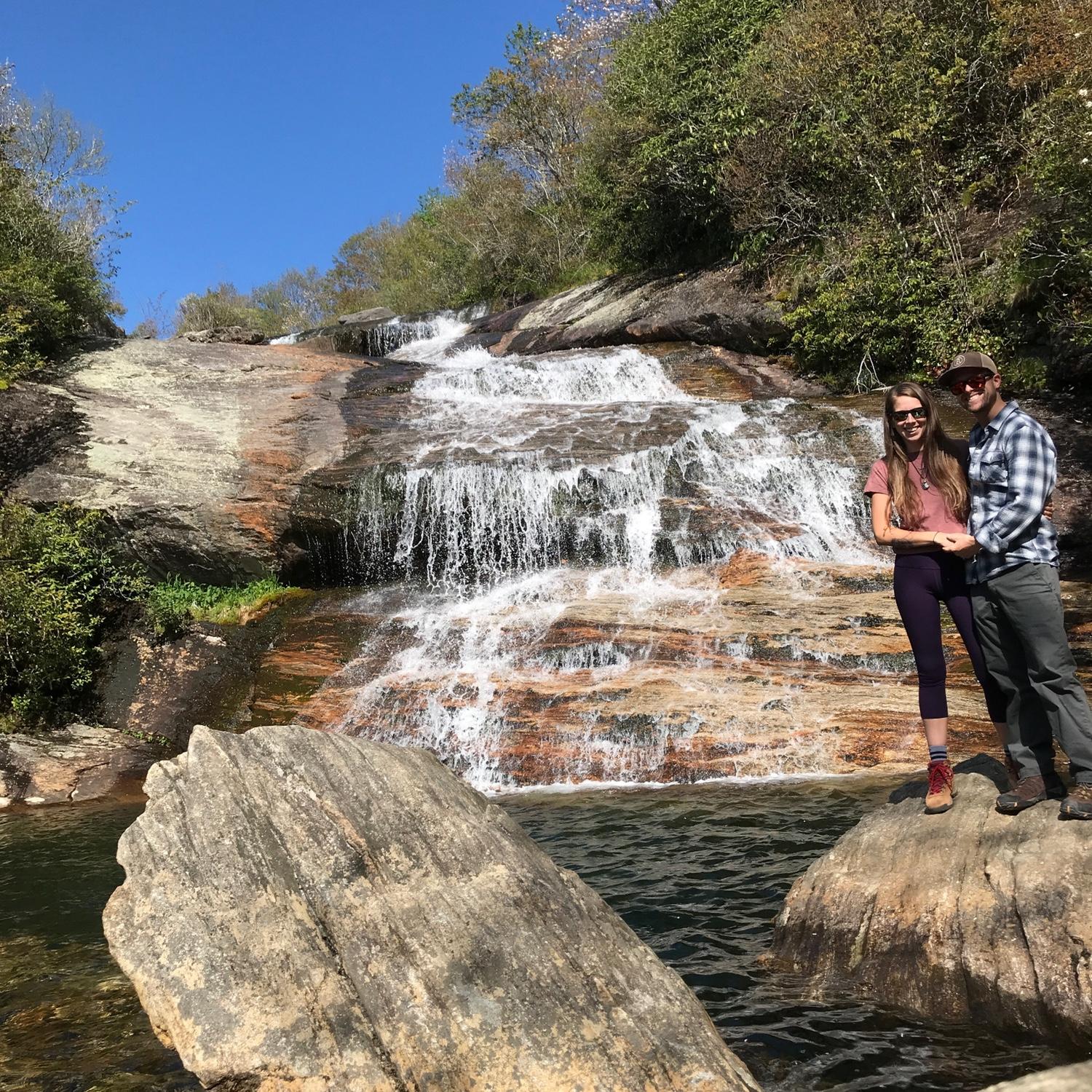Blue ridge mountains in Asheville, NC. May 2021.