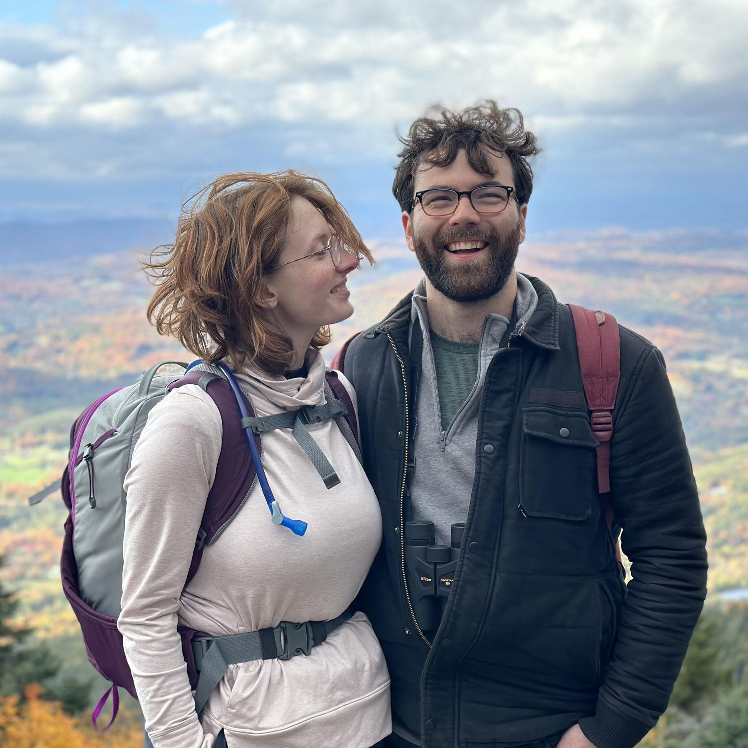 Hiking near Windsor, VT in October of 2022! We are are excited to share the fall colors with you.