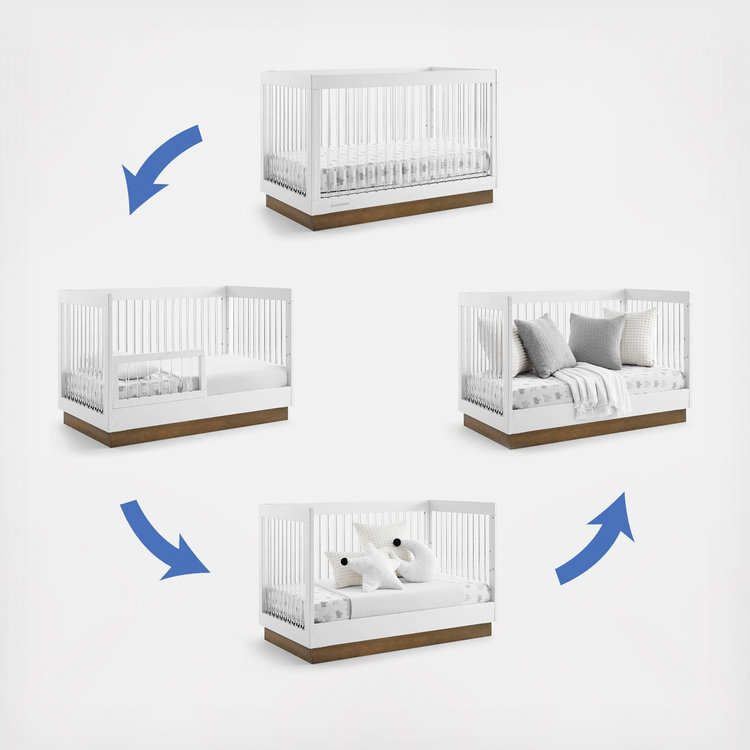 Delta Children, James Acrylic 4-in-1 Convertible Crib | Zola Baby