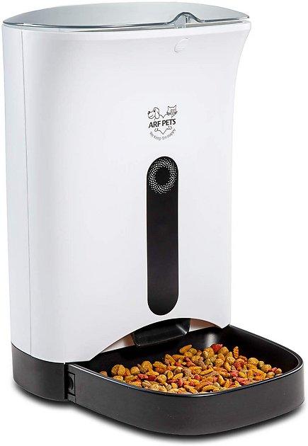 ARF PETS Automatic Dog & Cat Feeder, White, 18-cup - Chewy.com