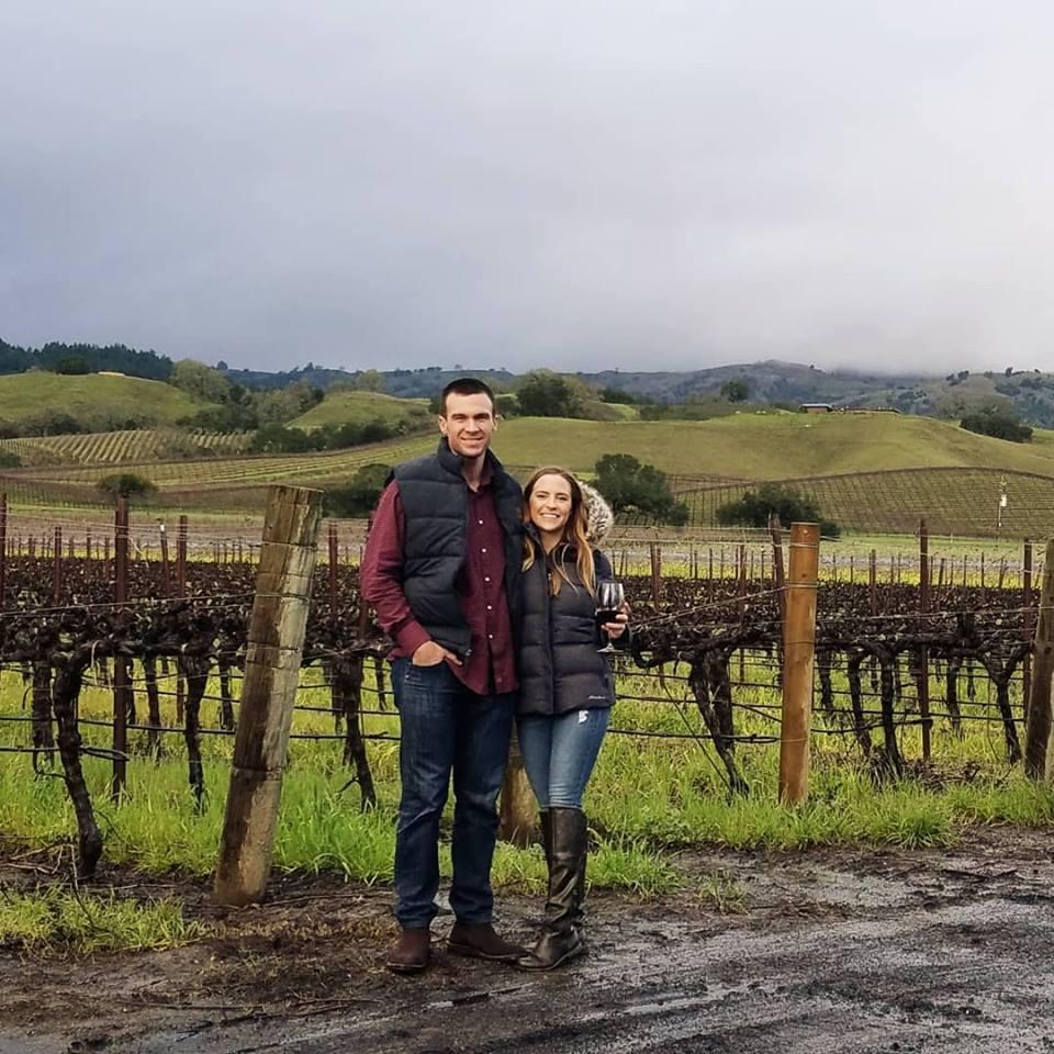 Eric is learning to appreciate wine! He's learning through osmosis from hanging out with Ashley for the past two years.
