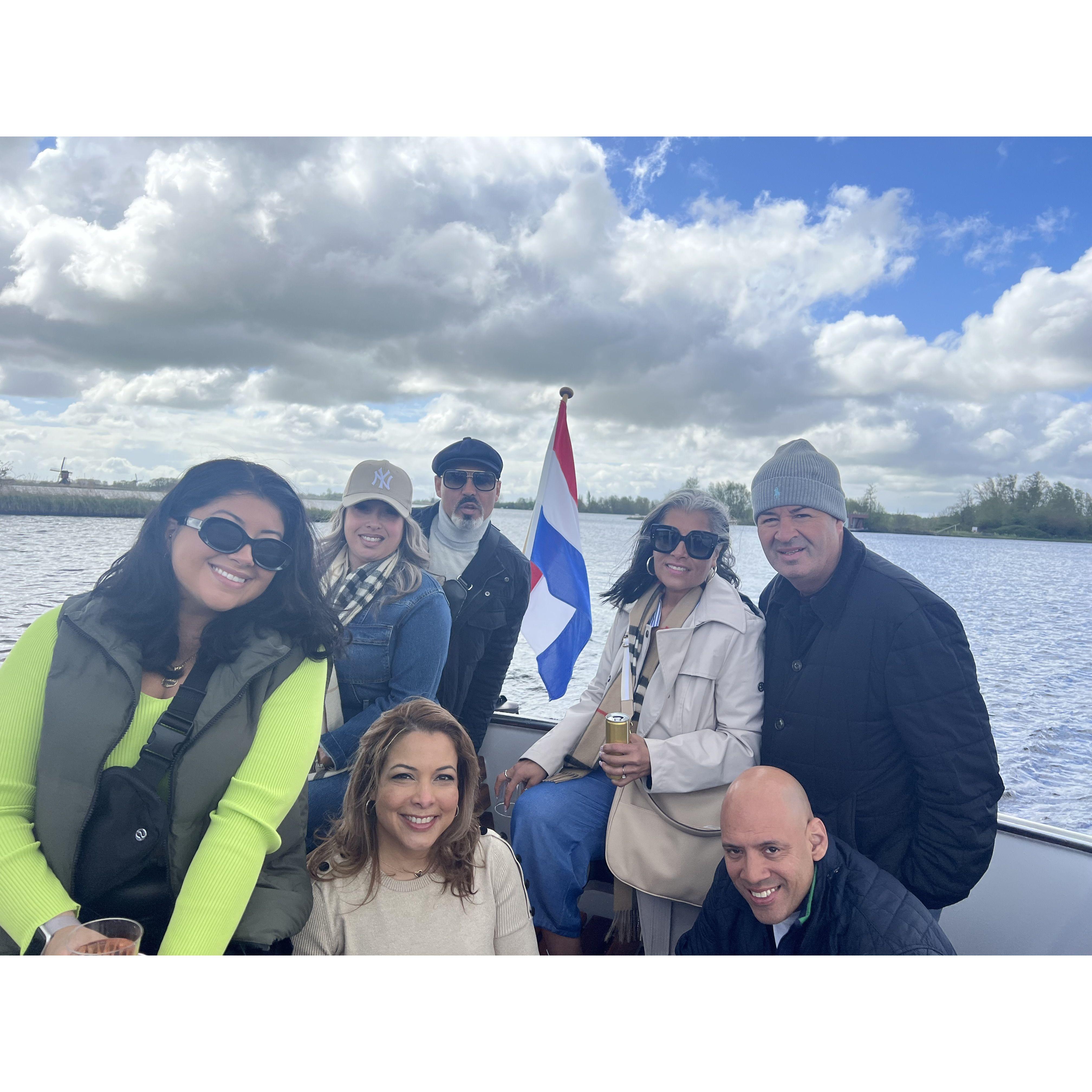 On our way to the tulip farms - Amsterdam