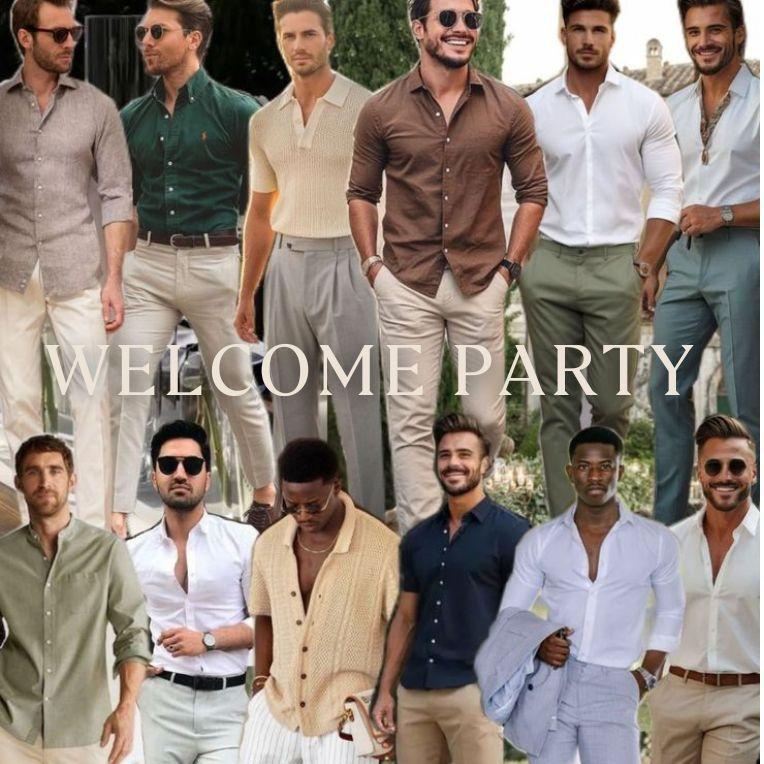 Linen shirts are welcome NO linen pants please