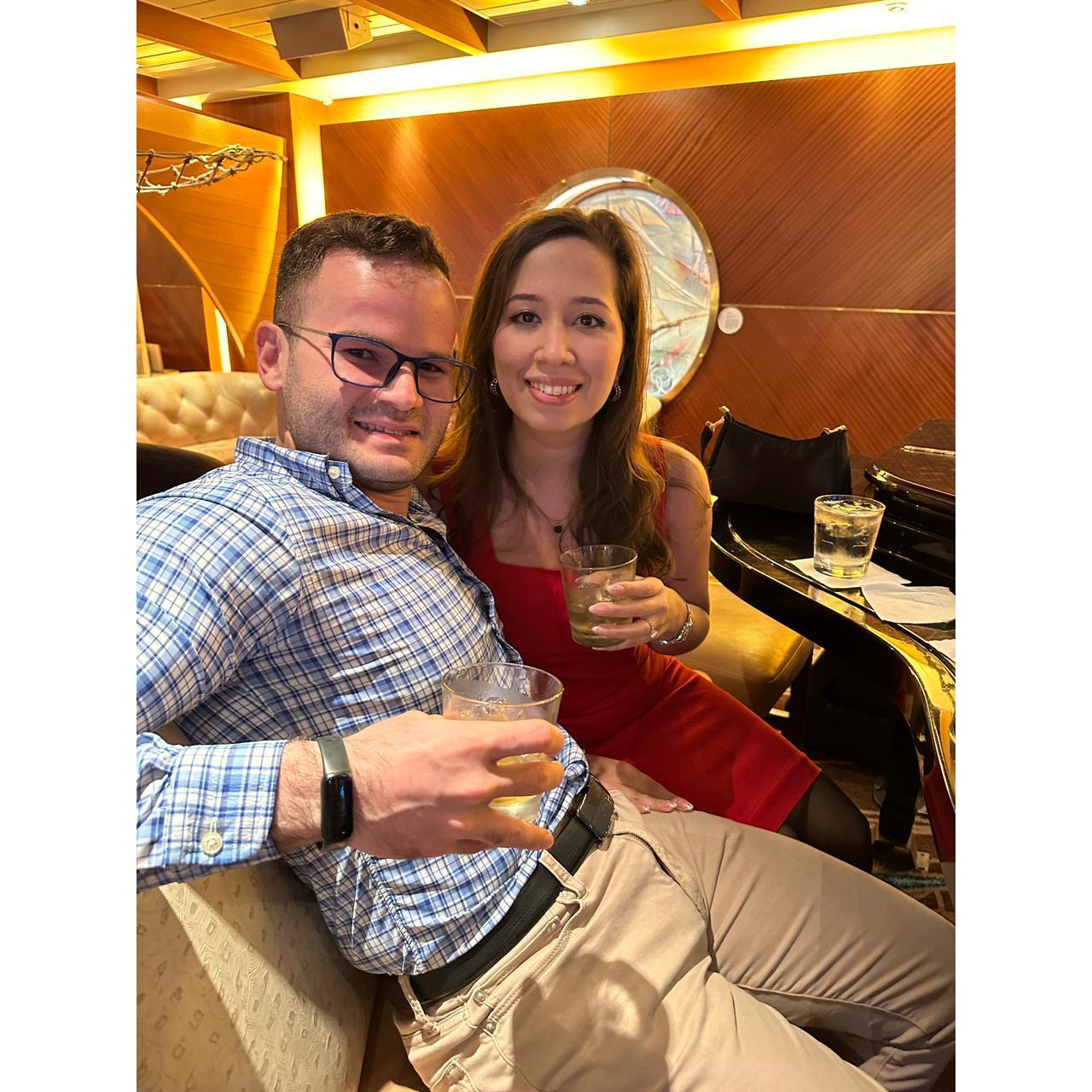 Toasting to growing gray together!