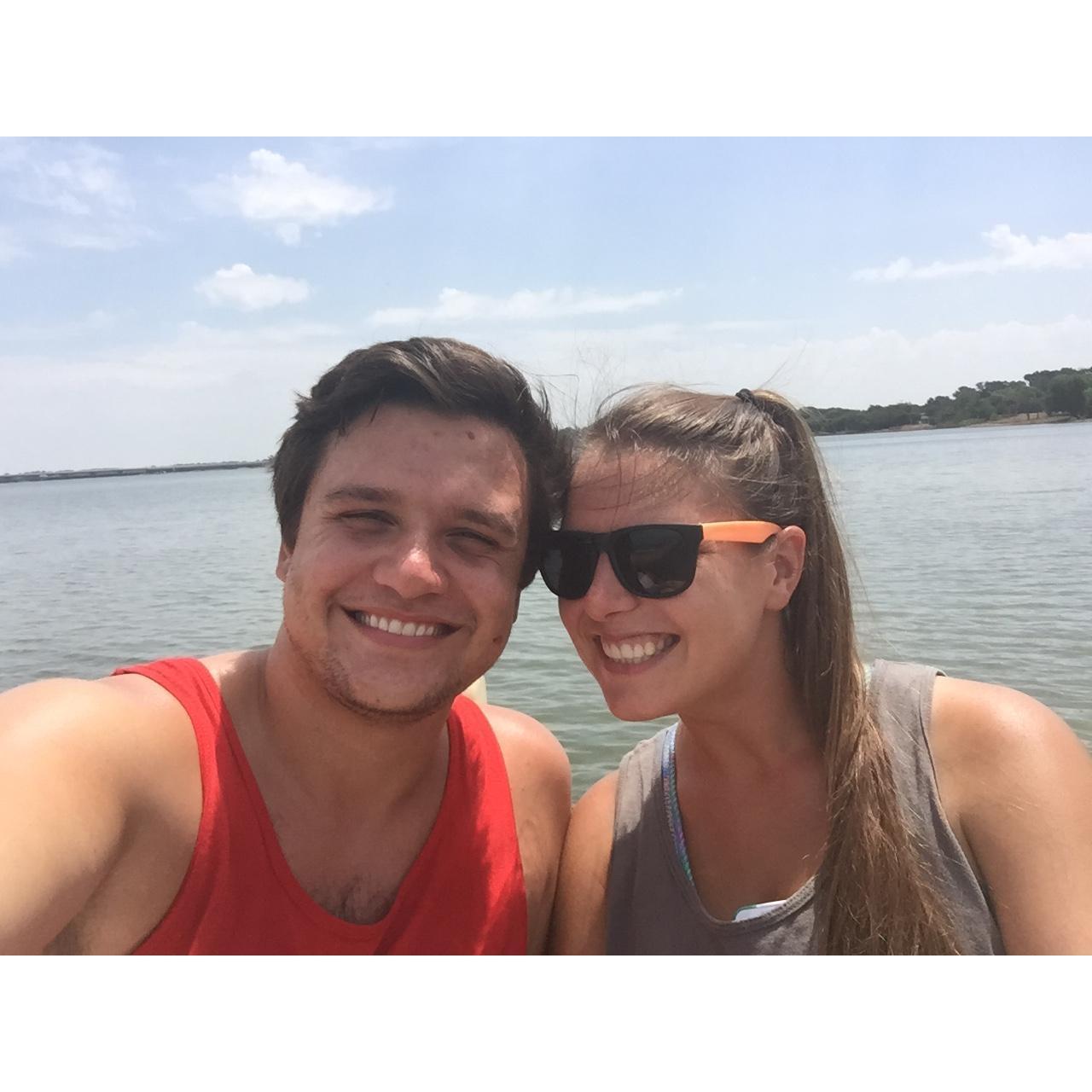 Little did we know, we would be getting engaged in this very spot a few years later. <3