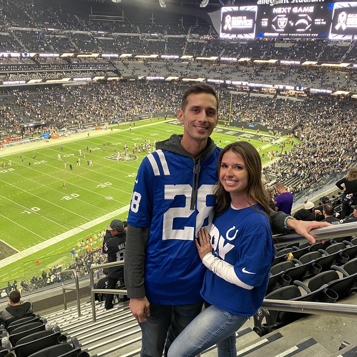 Colts VS Raiders game in Las Vegas- November 13, 2022 💙🤍