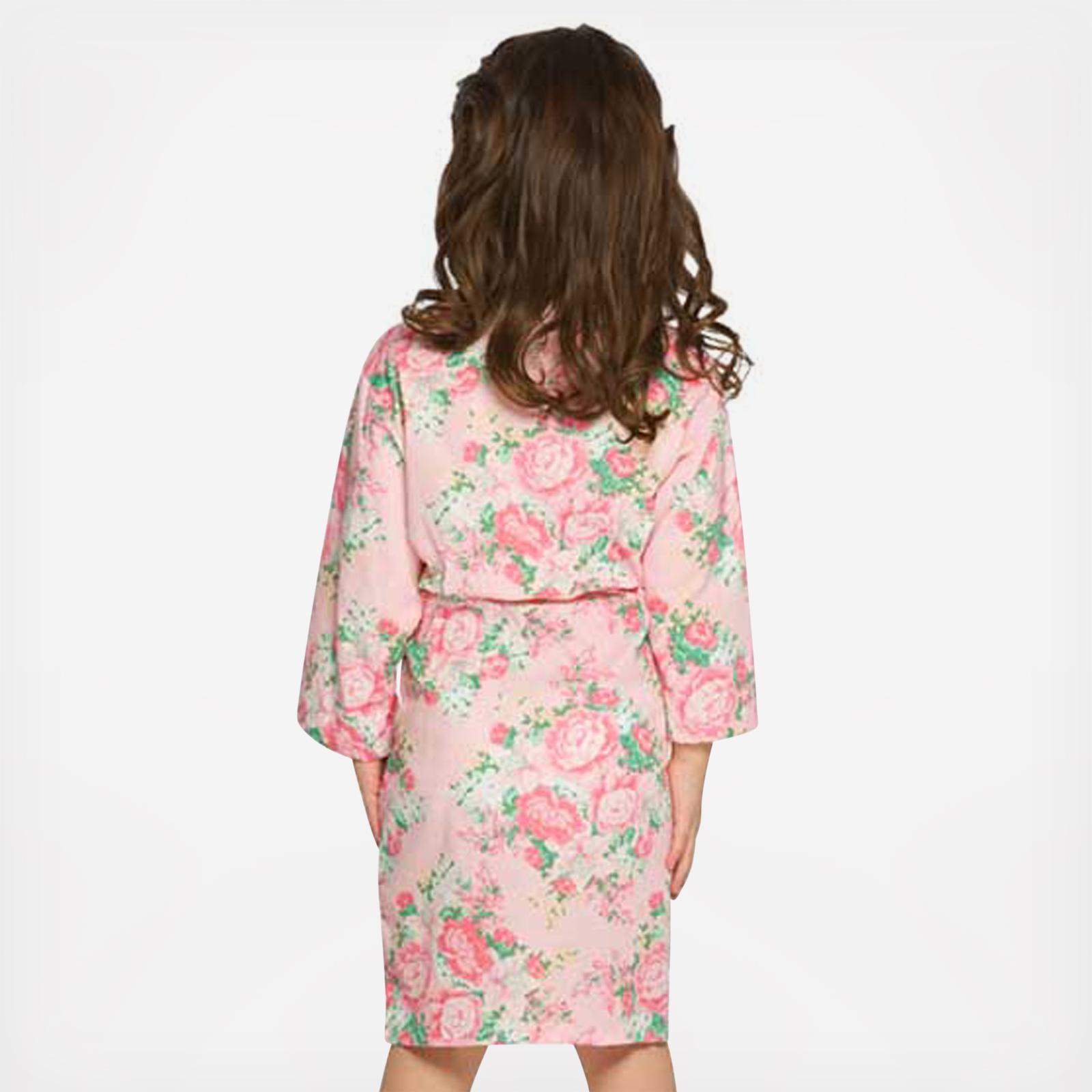 flower girl robe cotton