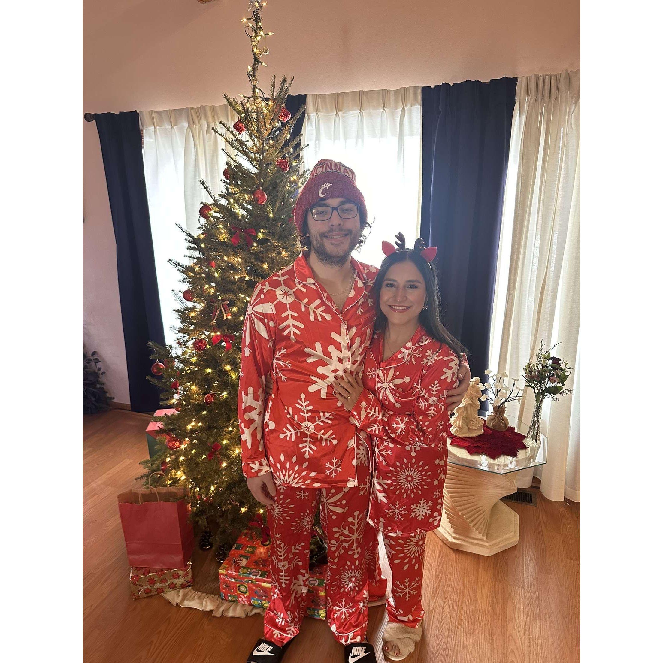 Matching Christmas morning PJ's will be a new family tradition!