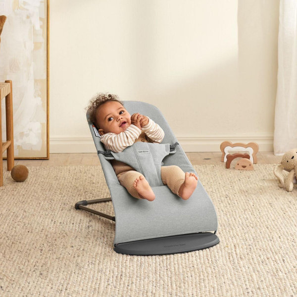 BabyBjörn, Woven Melange Baby Bouncer Bliss | Zola Baby