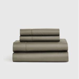 Signature Giza Cotton Sateen Sheet Set in Dried Sage