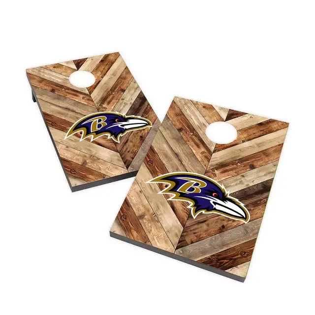 NFL Baltimore Ravens Cornhole Bag Toss Set
