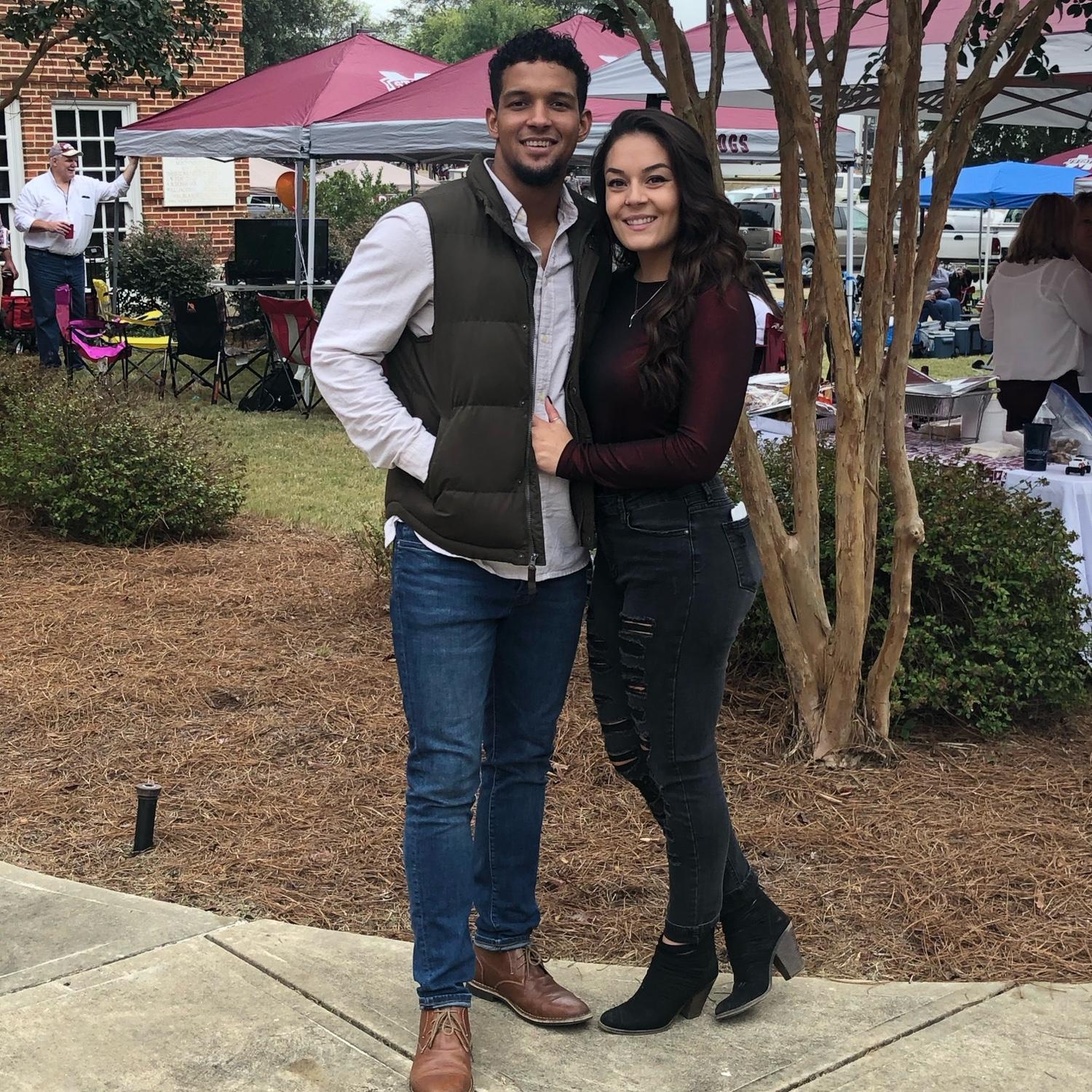 We planned a date at Mississippi State during our 4 months of long distance