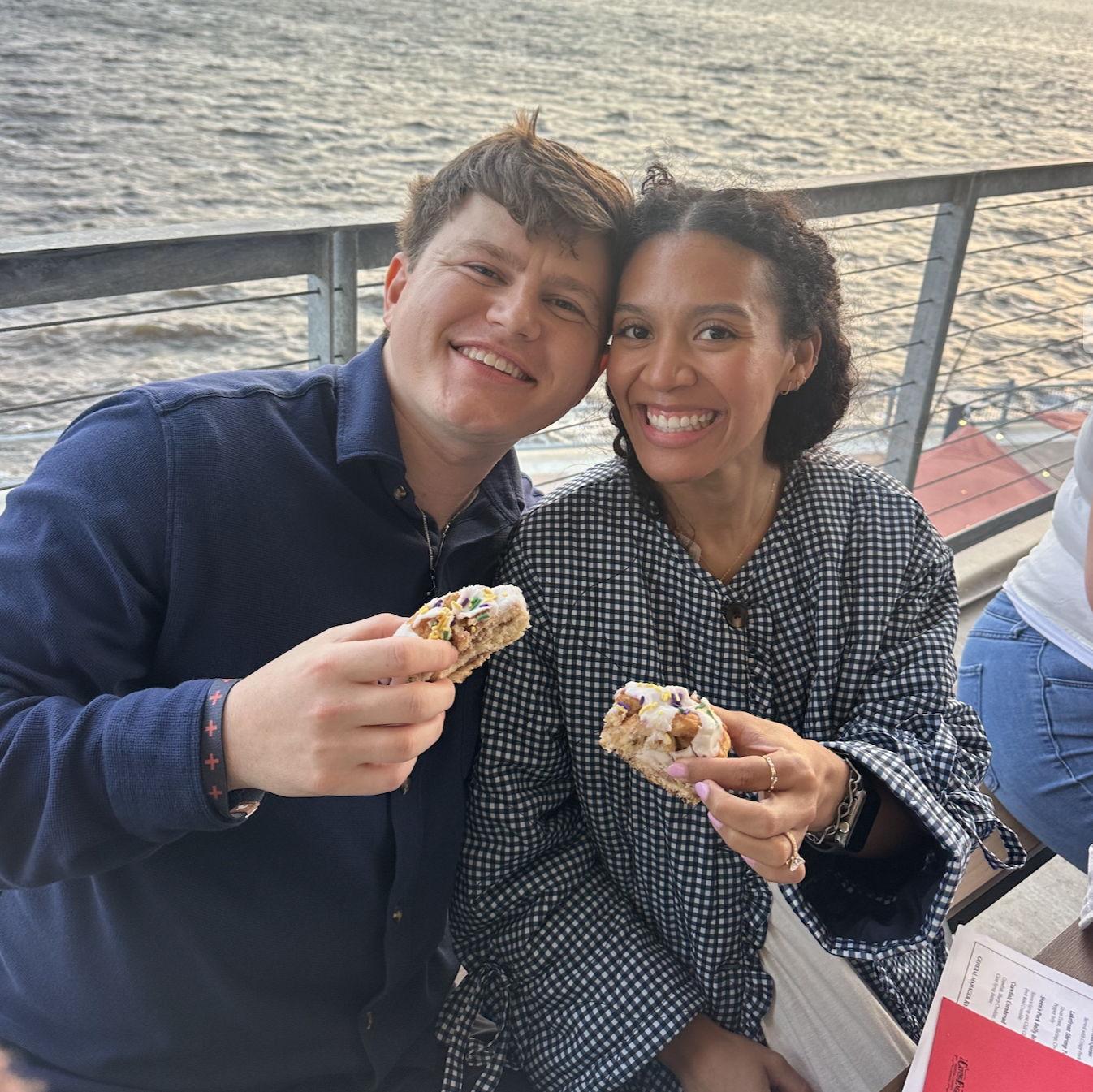 Mardi Gras x Engagement = King Cake!!