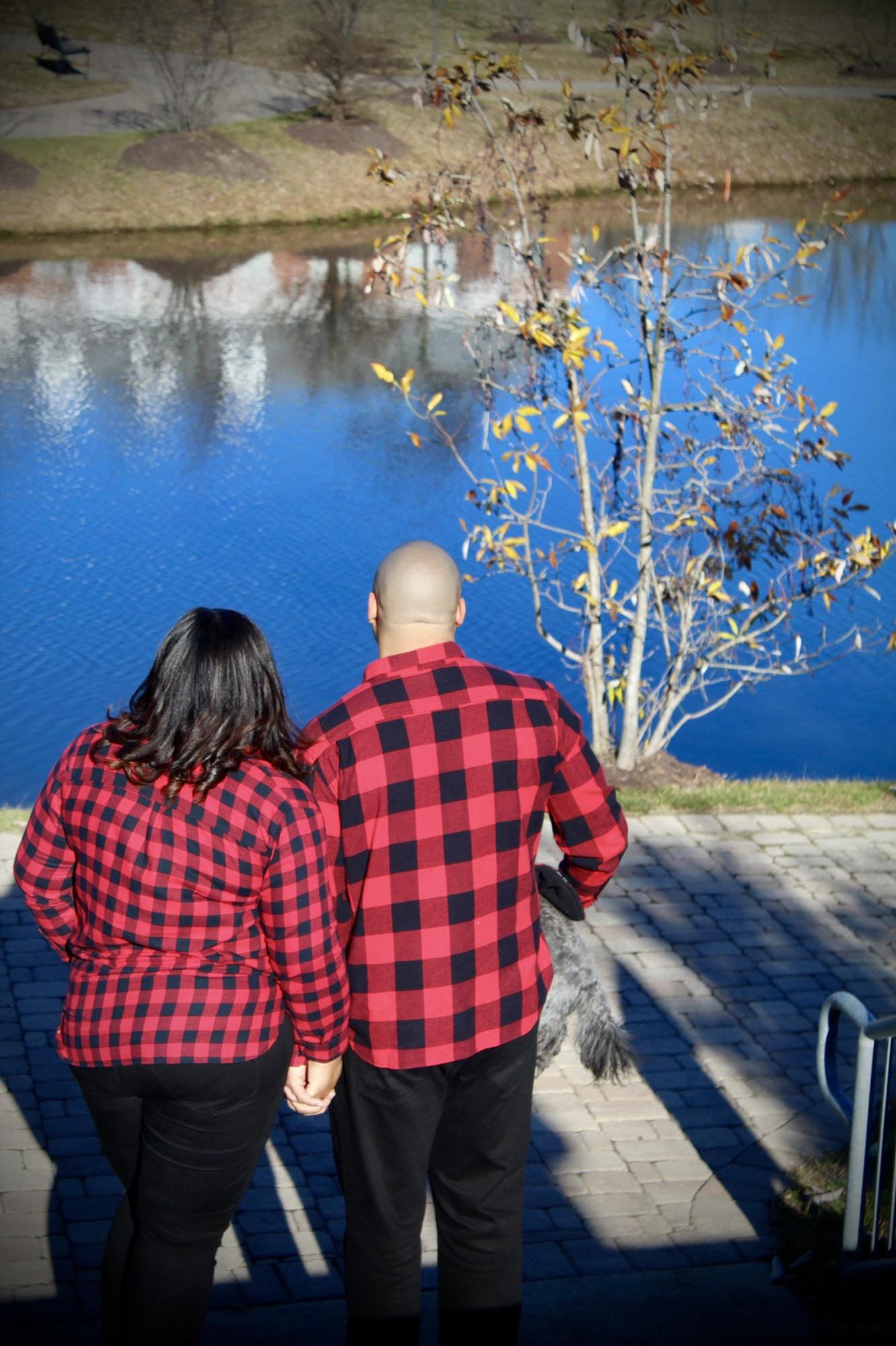 First holiday card photo shoot