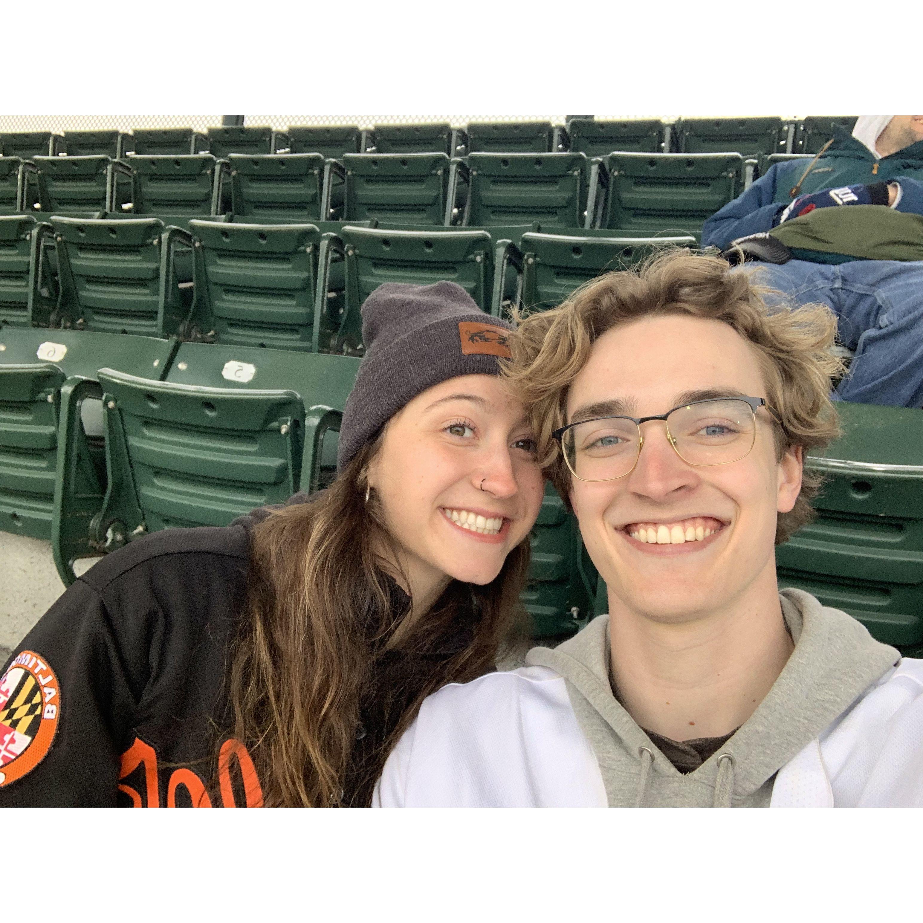 Our first O's game!!