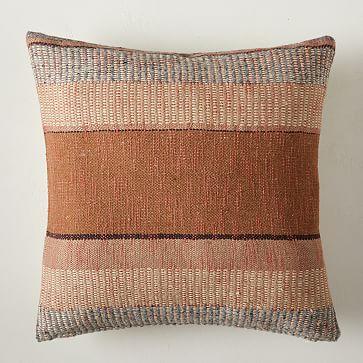Bold Center Mixed Stripe Pillow Cover