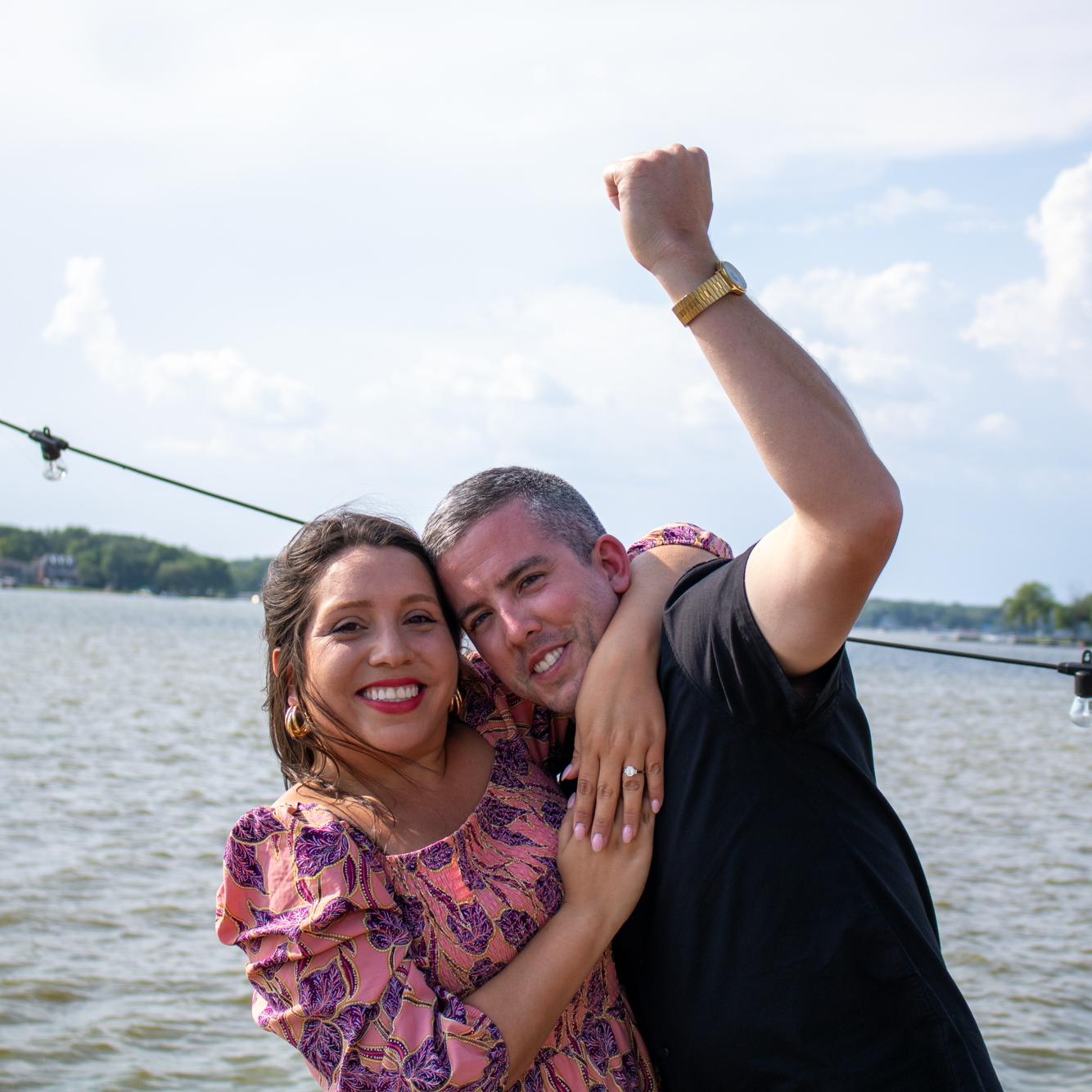 Our engagement in Cedar Lake, Indiana.