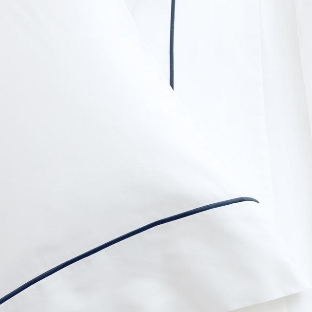 Embroidered Sheet Set, White/Navy, King