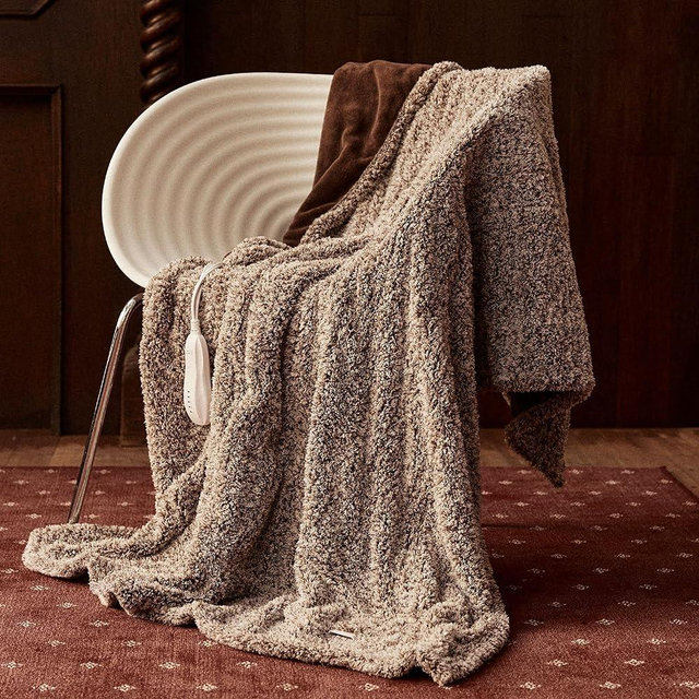 Templewet Heated Blanket Electric Throw 50" x 60" -Heated Throw Blanket with 5 Heating Levels & 3 Hours Auto Off,Machine Washable,ETL & FCC Certification,Over-Heat Protect（Racoon）
