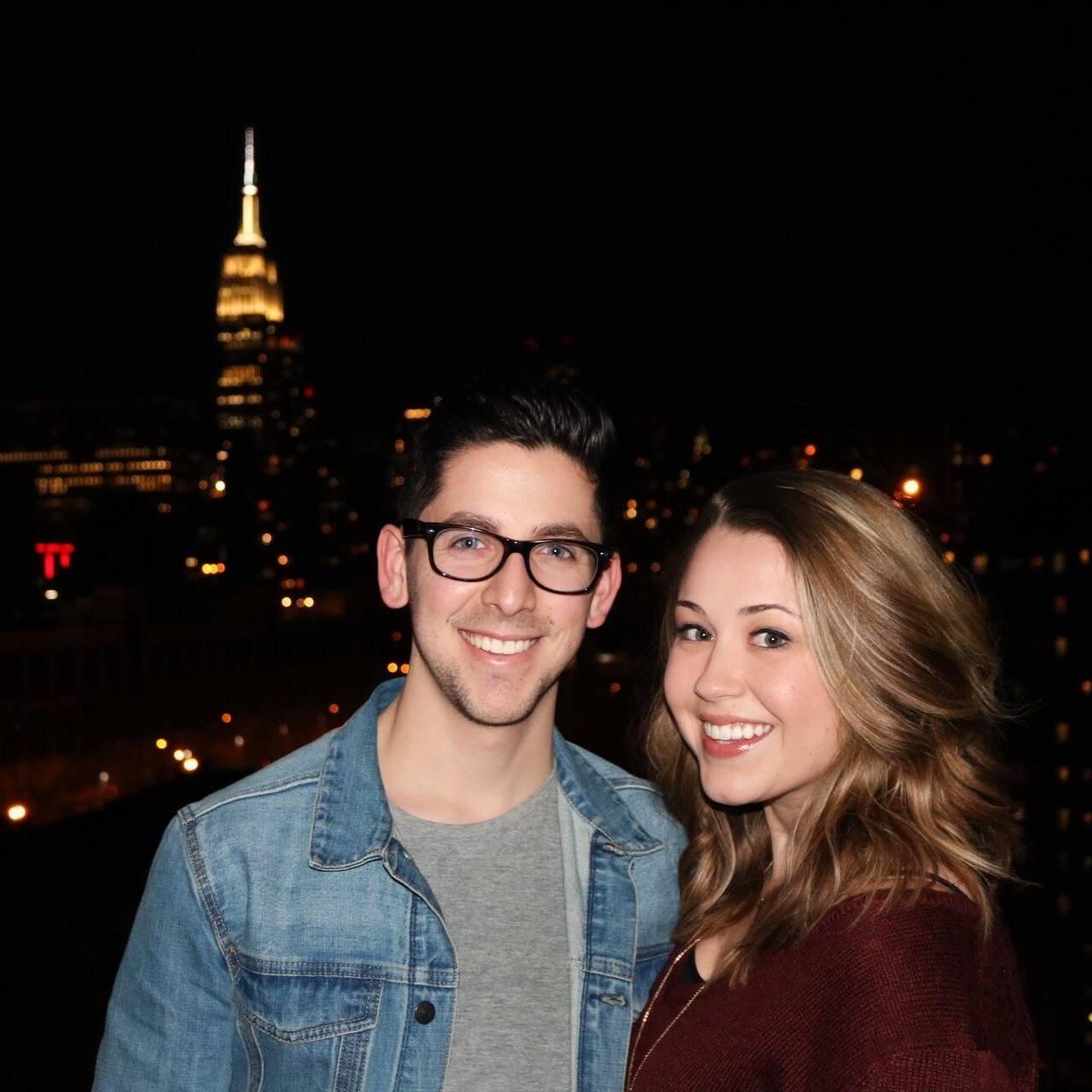 Taken after a rooftop concert with our good friends. Hannah's got that Empire State of Mind!