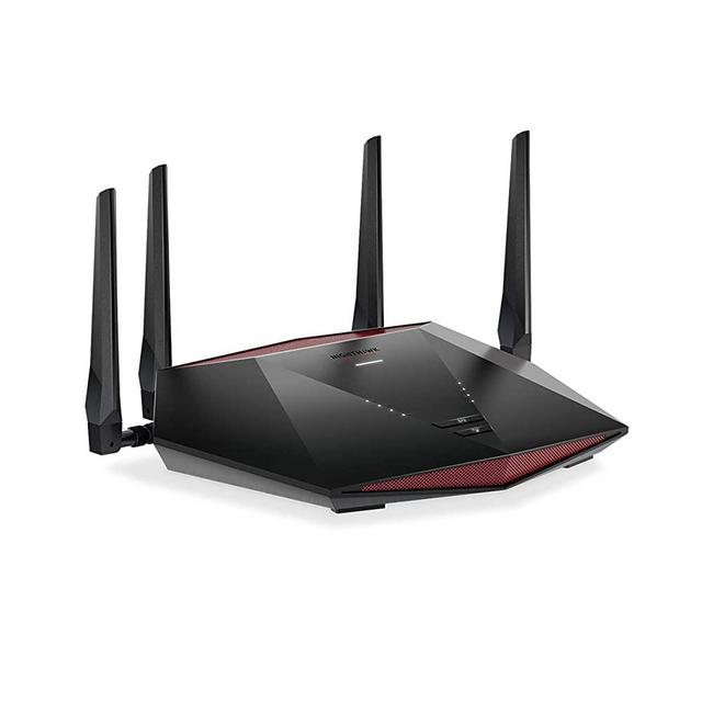 NETGEAR Nighthawk Pro Gaming 6-Stream WiFi 6 Router (XR1000) - AX5400 Wireless Speed (up to 5.4Gbps) | DumaOS 3.0 Optimizes Lag-Free Server Connections | 4 x 1G Ethernet and 1 x 3.0 USB Ports