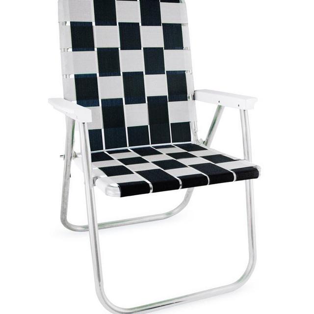 Black & White Classic Lawn Chair