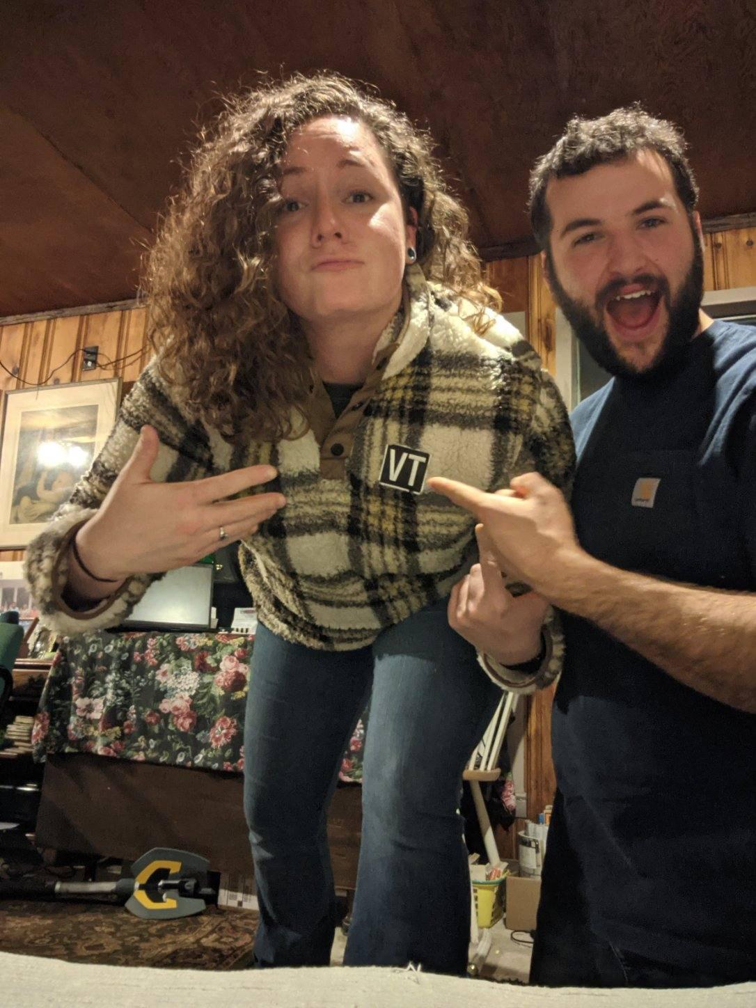 Eli bought me this insanely fluffy jacket when I moved to Vermont. Needless to say,  I made the right choice in coming up here ♥️