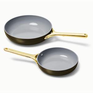 Caraway Non-stick Fry Pan Duo - black