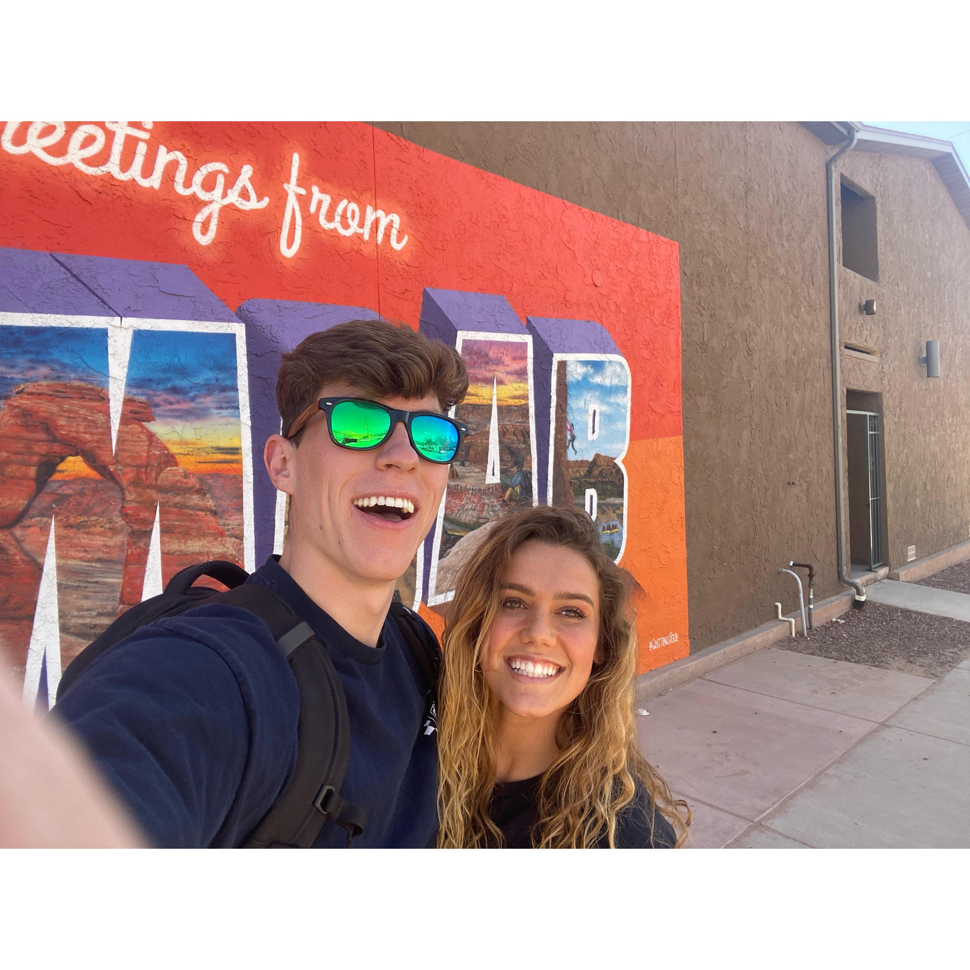 Surprise road trip to Moab where we got lost in the desert at night and Jake sat on a cactus!