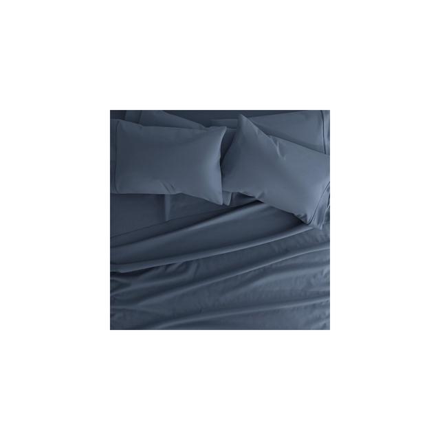 Solid 6 Piece Sheet Set - Ultra Soft, Easy Care - Becky Cameron, Stone, Queen