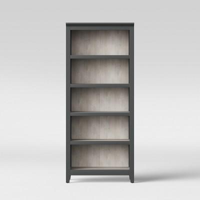72" Carson 5 Shelf Bookcase Gray - Threshold™
